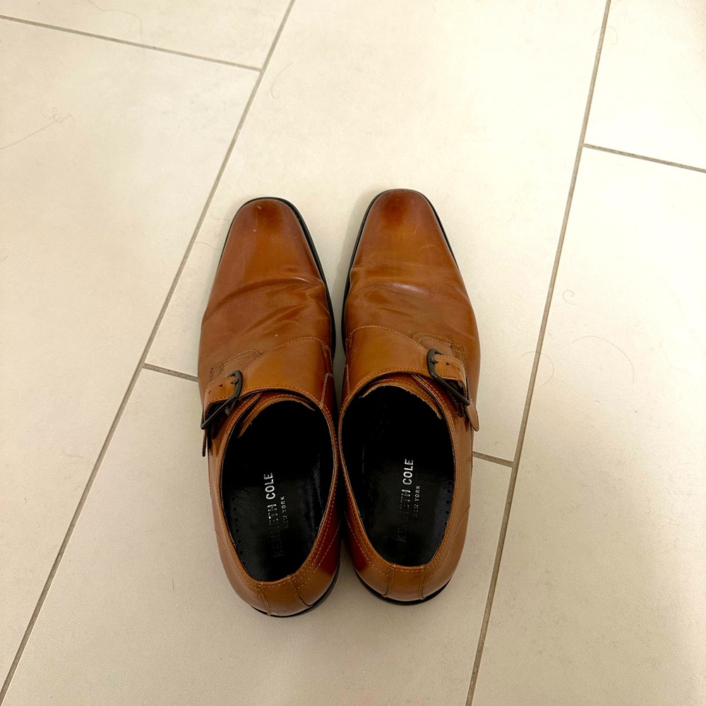 Kenneth Cole monkstrap dress shoes.